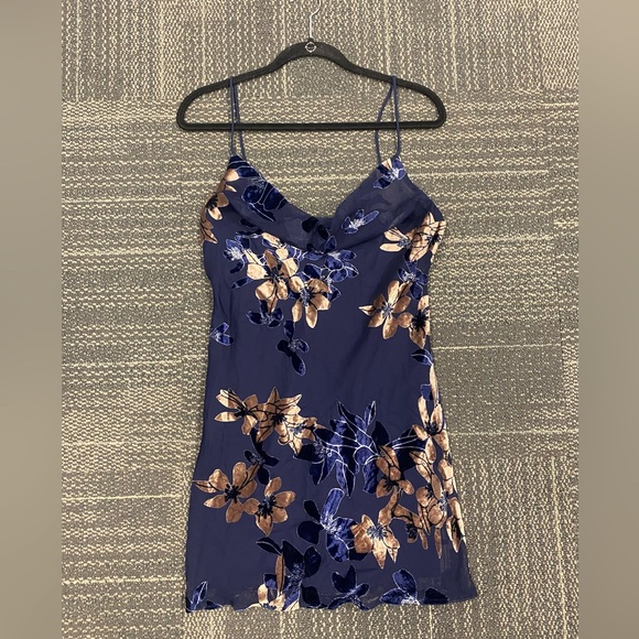 NWT Hello Molly Ninety Kisses Dress-Blue-Size L/US 8 - Picture 10 of 16